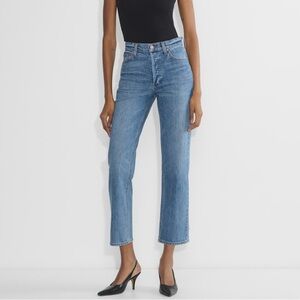 Aritzia Denim Forum The Arlo Hi-Rise Straight Jeans